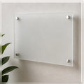 Representative custom signs and acrylic displays image for office branding and event displays
