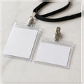 Custom Acrylic Staff Name Badges clean sample product image in a bright local business setting