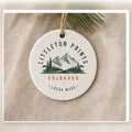 Custom ornament event favor with sample Littleton artwork on a bright studio background sample image