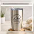 Engraved tumbler with sample Littleton artwork on a bright studio background sample image