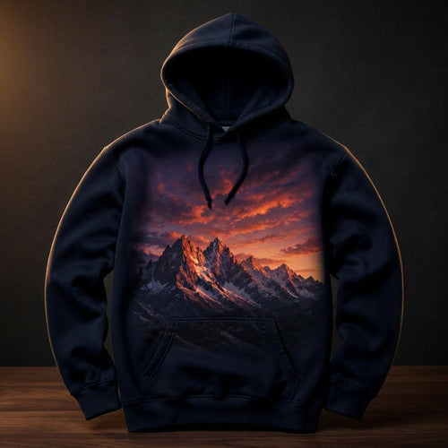 Alpenglow Hoodie DTF Print
