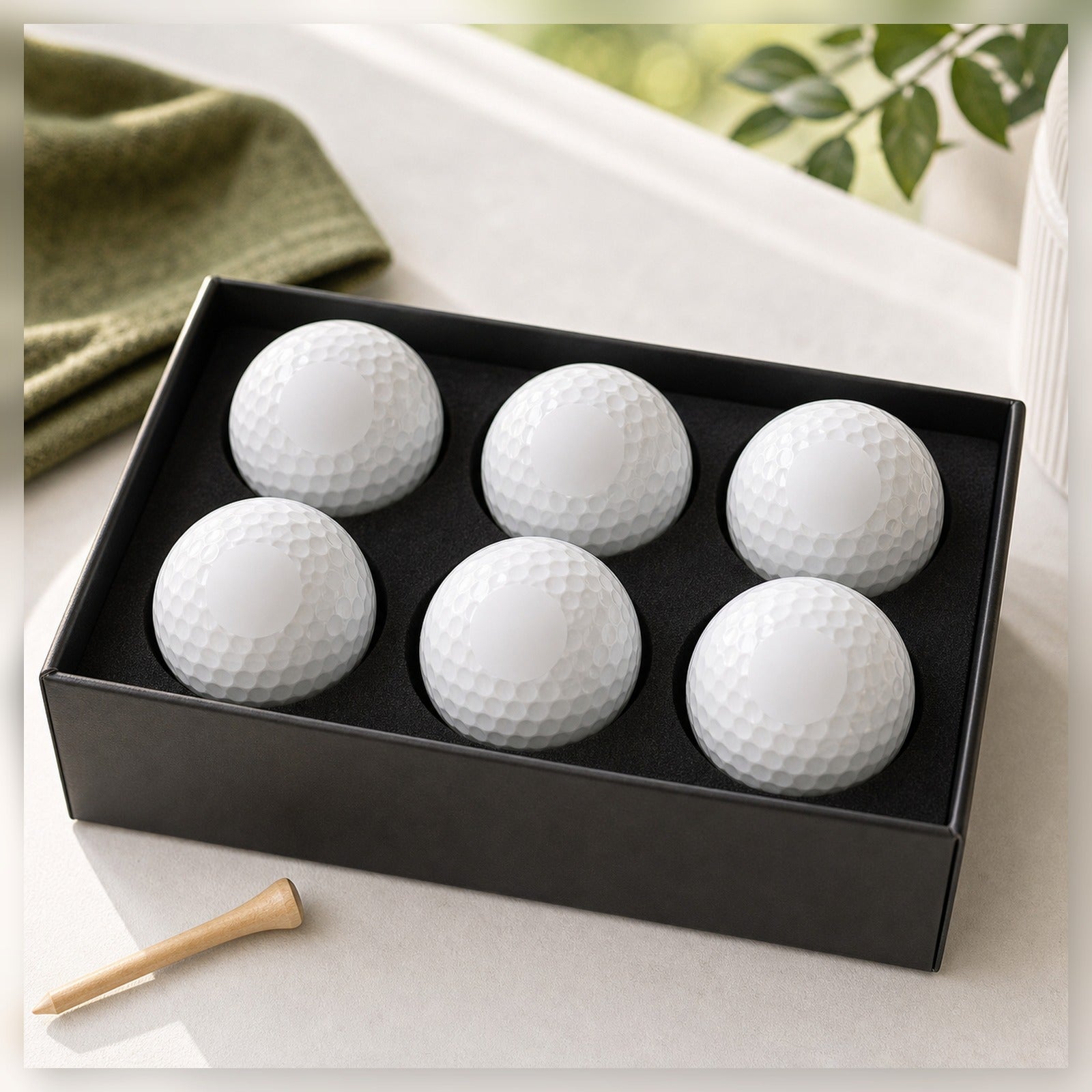 UV Printed Custom Golf Balls clean sample product image in a bright local business setting